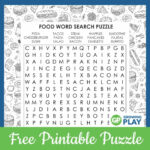 Food Word Search Printable   Free   Growing Play   Free Printable Word Search Puzzles For Middle School Students