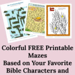 Free Bible Mazes For Children On Sunday School Zone   Free Printable Bible Mazes