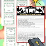 Free Christmas Bible Trivia Printables (2 Versions!)   Leap Of   Free Printable Bible Christmas Trivia Games