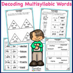 Free Closed Syllables Decoding Multisyllabic Words Activities   Free Printable Decoding Games