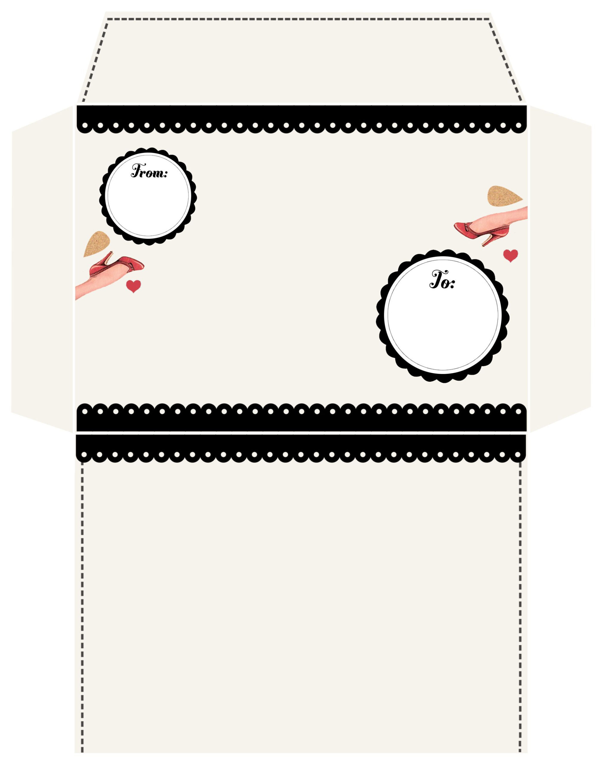 Free Envelope Template | Writing Paper Printable Stationery, Free - Free Printable Stationery Envelopes