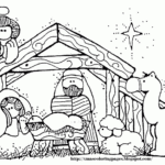 Free Free Nativity Coloring Pages Printable, Download Free Free   Free Large Printable Nativity Scene