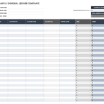 Free General Ledger Templates | Smartsheet   Free Printable Accounting Paper