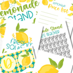 Free Lemonade Stand Printables » Homemade Heather   Free Printable Lemonade Signs