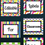 Free Printable And Editable Labels For Classroom Organization   Free Editable Printable Labels For Teachers