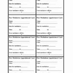 Free Printable Appointment Reminder Cards Lovely Medical   Free Printable Reminder Templates