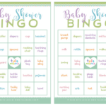 Free Printable Baby Shower Bingo   Free Printable Baby Shower Bingo 50 Cards