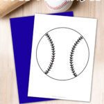 Free Printable Baseball Template – Simple Mom Project   Free Printable Baseball Stencils