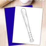 Free Printable Baseball Template – Simple Mom Project   Free Printable Baseball Stencils