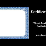 Free Printable Certificate Border Templates [Word, Pdf] Modern   Free Printable Award Certificate Borders