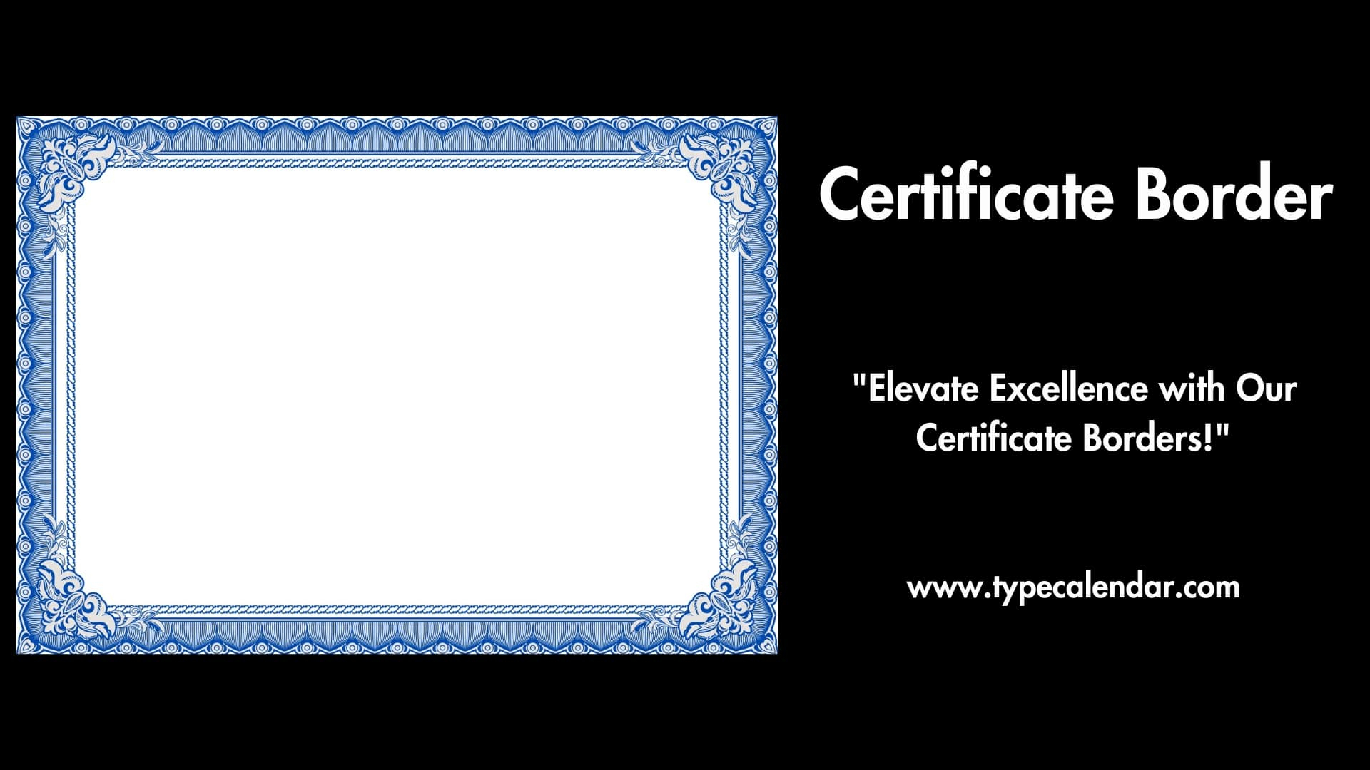 Free Printable Certificate Border Templates [Word, Pdf] Modern - Free Printable Award Certificate Borders