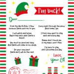 Free Printable Elf On The Shelf Arrival Letter | Elf On Shelf   Elf On The Shelf Im Back Letter Free Printable