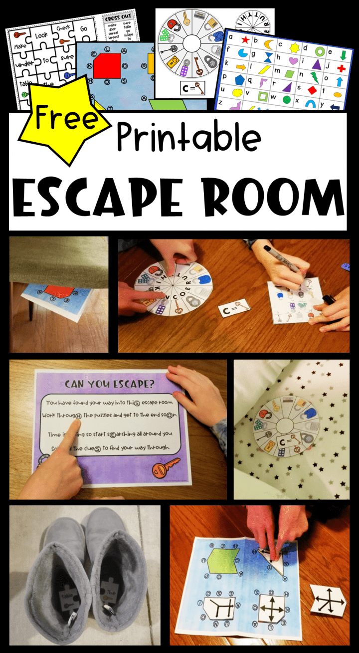 Free Printable Escape Room For Kids - Free Printable Escape Room Clues