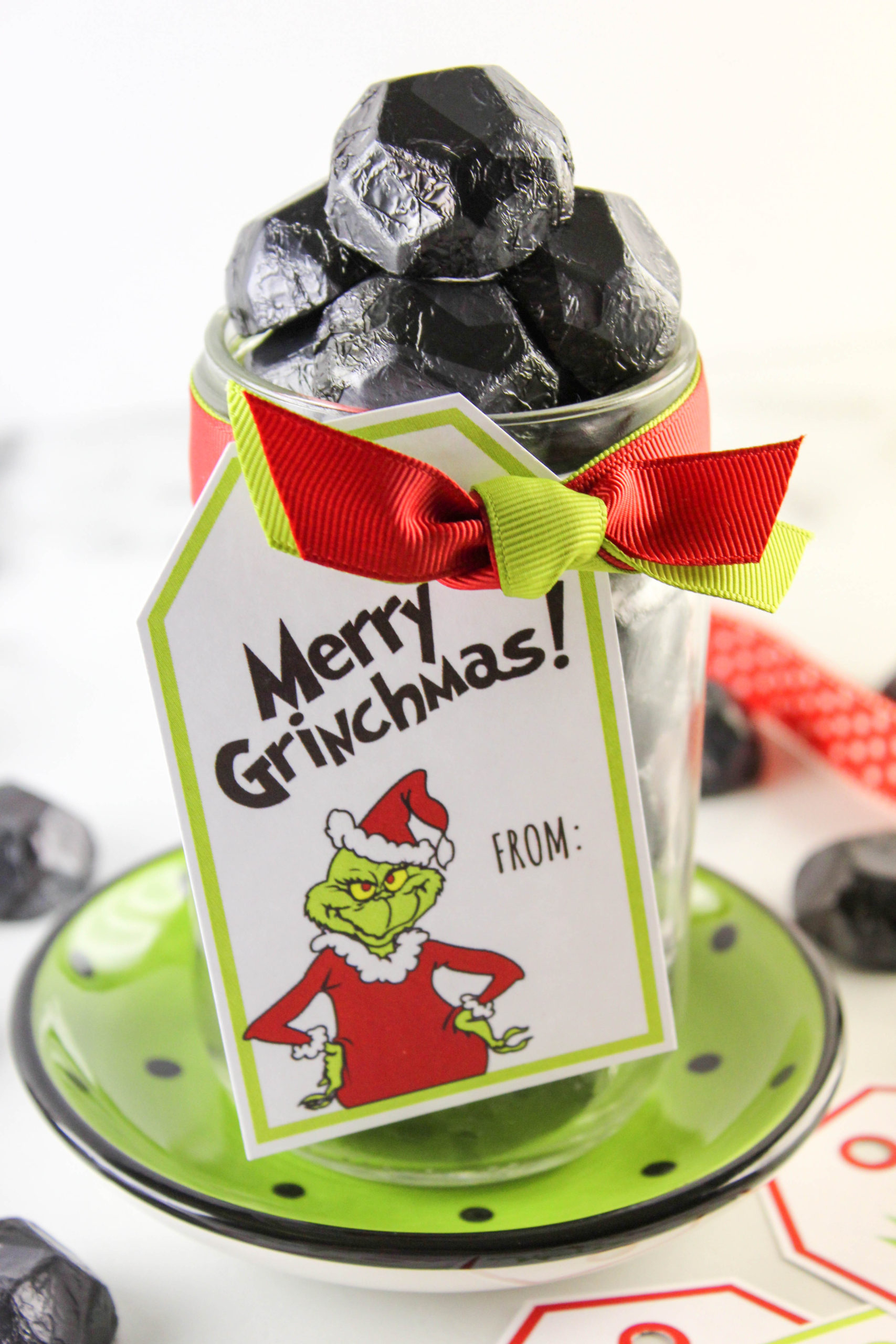 Free Printable Grinch Christmas Gift Tags | Baking You Happier - Free Printable Grinch Gift Tags