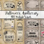 Free Printable Halloween Apothecary Labels: 16 Designs Plus Blanks!   Free Printable Apothecary Labels