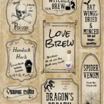 Free Printable Halloween Apothecary Labels: 16 Designs Plus Blanks!   Free Printable Apothecary Labels