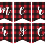 Free Printable Merry Christmas Banner   Paper Trail Design   Free Printable Christmas Banner Letters