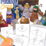 Free Printable Nativity Scene (Super Cute 3D Scene!)   Free Printable 3D Nativity Scene
