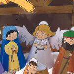 Free Printable Nativity Scene (Super Cute 3D Scene!)   Free Printable 3D Nativity Scene