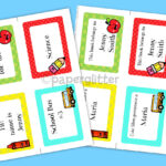 Free Printable, Party Printable, Kawaii, Paper Crafts, Kids Crafts   Free Printable Stationery Labels
