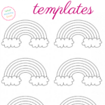 Free Printable Rainbow Templates – Large, Medium & Small Patterns   Free Printable Rainbow Stencils