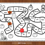 Free Printable Sight Word Game To Make For Fall   Simply Kinder   Free Printable Decoding Games