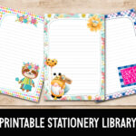 Free Printable Stationery Full Page | A5 | Half Page | Envelopes   Free Printable Stationery Envelopes