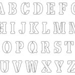 Free Printable Stencils Letters 2 Inch | Alphabet Letter Templates   Free Printable 2 Inch Alphabet Letters