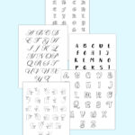 Free Printable Unique Alphabet Fonts (Pdf Downloads)   Freebie   Printable Letters In Different Fonts