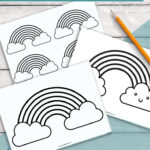 Free Rainbow Template Printables (Lots Of Designs!) | Rainbow   Free Printable Rainbow Stencils