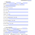 Free Residential Rental Application Form | Pdf | Word   Free Printable Application For Rental Property