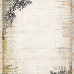 Free To Download! Printable Vintage Style French Stationary   Free Printable Vintage Paper