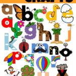 Free Uppercase And Lowercase Letter Crafts   Free Printable Alphabet Letters For Crafts