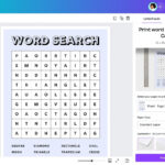 Free Word Search Maker – Make Your Own Word Search | Canva   Free Online Printable Word Search Puzzle Maker