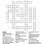 General Knowledge Crossword   Wordmint   Printable Crossword Puzzles General
