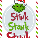 Grinch Movie Night Or Party Printables   Life As A Leo Wife   Grinch Card Printable