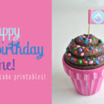 Happy Birthday To Me! Free Cupcake Printables | Club Chica Circle   Cupcake Flags Free Printable