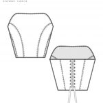 Helen Castillo X Mood Fabrics Corset   Free Sewing Pattern   Free Printable Corset Sewing Pattern