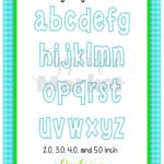 Henry Applique Alphabet   Free Printable Fonts For Applique