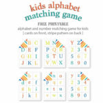 Kids Alphabet Matching Game   Free Printable | Live Craft Eat   Free Printable Alphabet Games And Activities