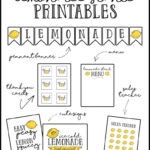 Lemonade Stand Printables | Kid'S Summer Boredom Buster     Free Printable Lemonade Signs