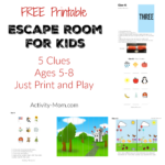 Make Your Own Escape Room Challenge For Kids (Free Printable   Free Printable Escape Room Clues