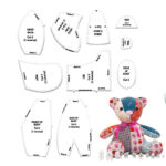 Memory Bear Template Ruler Set(10 Pcs) Easy Beginner Teddy   Teddy Bear Sewing Template Printable