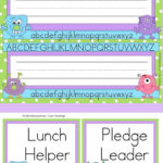 Name Tags For Back To School!! These Cute Monster Name Tags Are   Free Printable Monster Name Tags