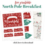 North Pole Breakfast 2019 – Free Elf On The Shelf Printables – 505   Elf On The Shelf Breakfast Free Printables