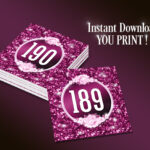 Paparazzi Numbers   Etsy   Free Printable Paparazzi Numbers