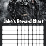 Personalised Batman Reward Chart (Adding Photo Option Available)   Free Printable Batman Reward Chart