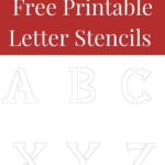 Printable 3 Inch Letter Stencils A Z | Letter Stencils Printables   Printable Stencils A Z