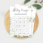 Printable Baby Shower Bingo Cards | 50 Easy To Print Baby Shower   Free Printable Baby Shower Bingo 50 Cards