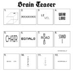 Printable Brain Teasers | Brain Games, Printable Brain Teasers   Free Printable Games For Elderly
